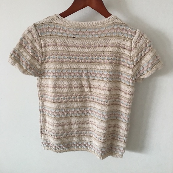 Vintage Pastel Sweater Top - Picture 6 of 10